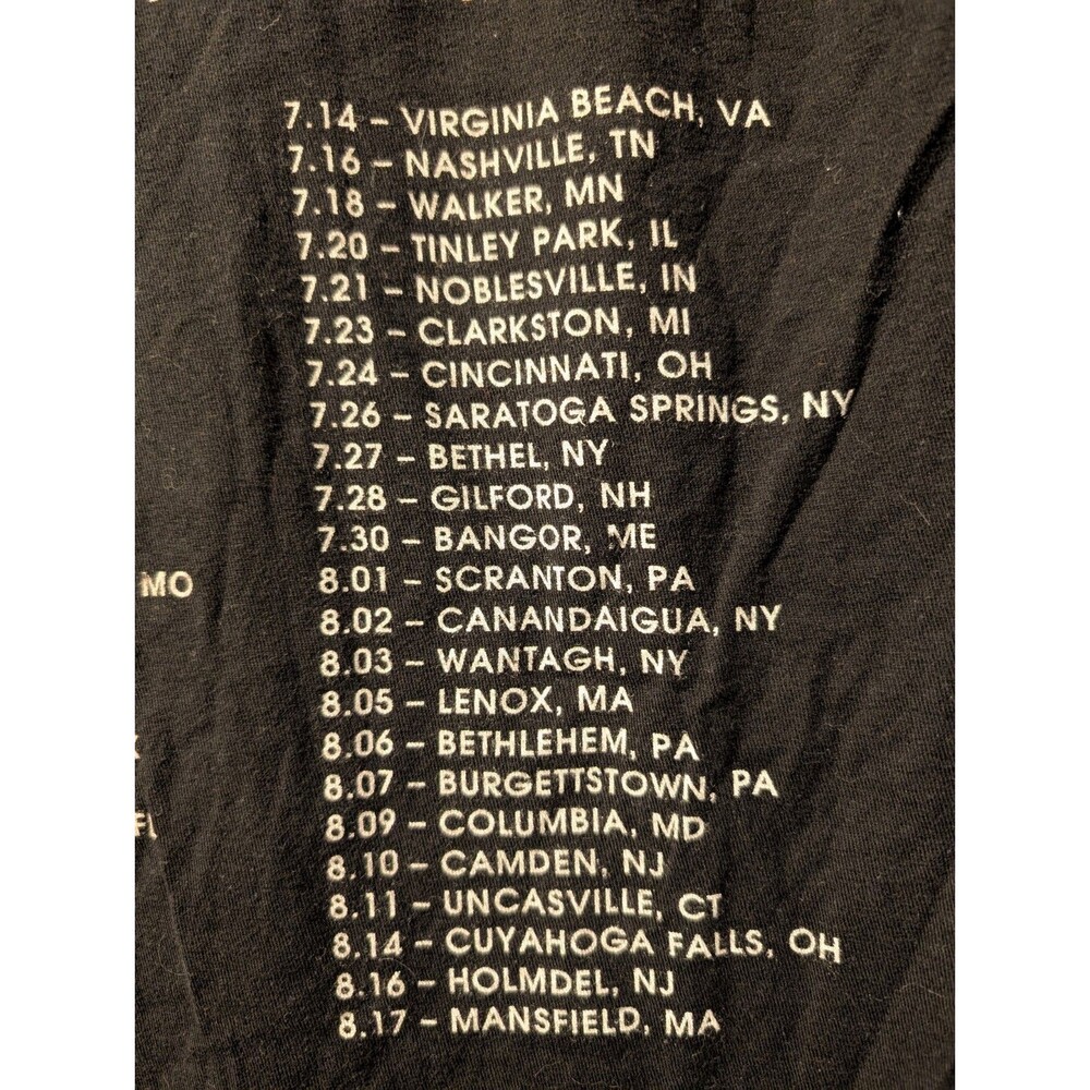 Train Summer Tour 2019 Concert T-Shirt Men’s Small Black Tultex Band Tee - Picture 4 of 13